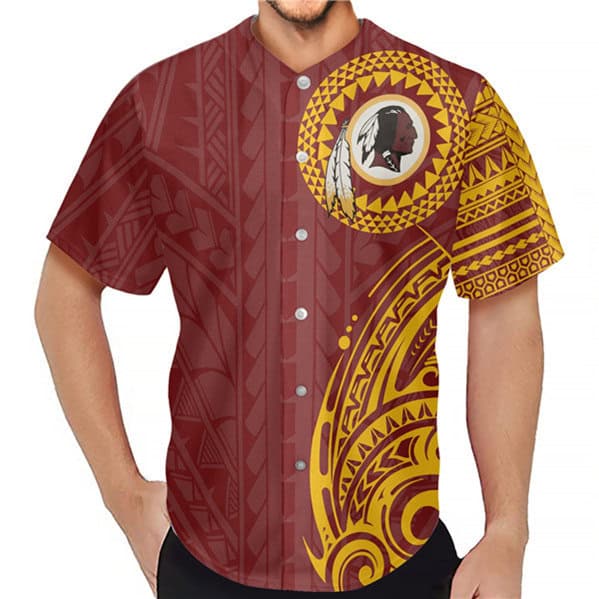 Washington Commanders Red Gold Jersey