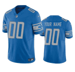Detroit Lions Custom Blue 2023 F.U.S.E. Vapor Untouchable Limited Stitched Jersey