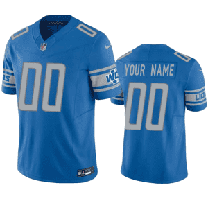 Detroit Lions Custom Blue 2023 F.U.S.E. Vapor Untouchable Limited Stitched Jersey