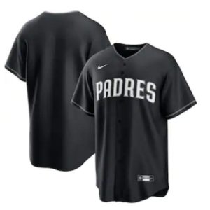 San Diego Padres Blank Black Cool Base Stitched Baseball Jersey