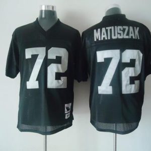 Mitchell And Ness Raiders #72 John Matuszak Black Stitched Jersey