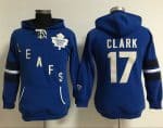 Toronto Maple Leafs #17 Wendel Clark Blue Old Time Heidi Hoodie NHL Hoodie