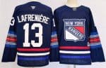 New York Rangers #13 Alexis Lafreniere Navy 2024-25 Stitched Jersey