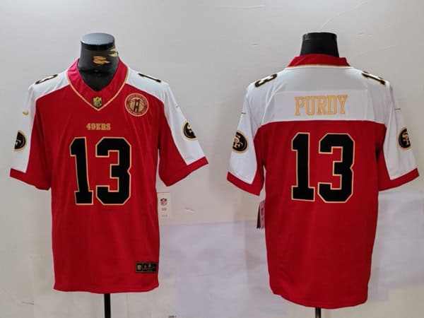 San Francisco 49ers #13 Brock Purdy Red F.U.S.E. Golden Gate Bridge Alternate Vapor Limited Stitched Jersey
