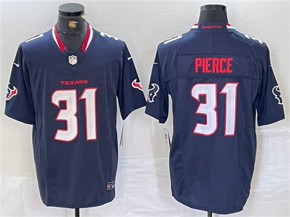 Houston Texans #31 Dameon Pierce Navy F.U.S.E. Vapor Limited Football Stitched Jersey