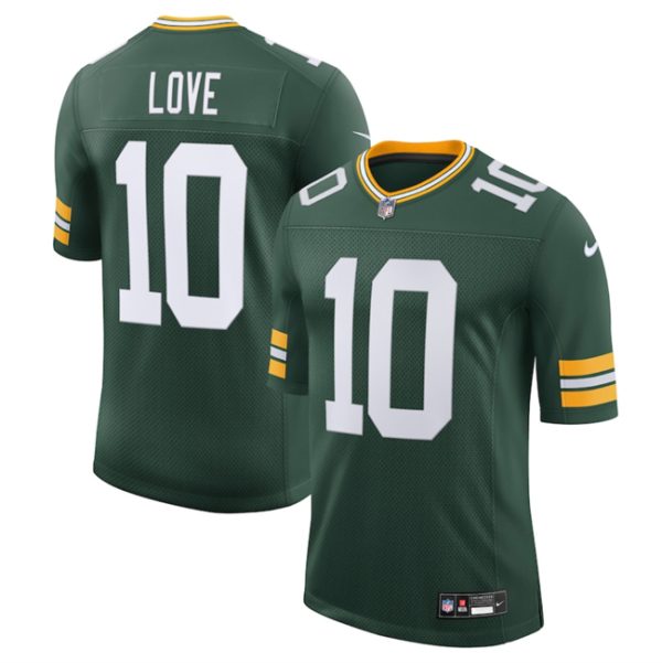 Green Bay Packers #10 Jordan Love Green 2025 New Vapor Untouchable Limited Stitched Jersey
