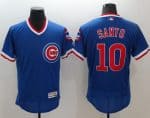Cubs #10 Ron Santo Blue Flexbase Authentic Collection Cooperstown Stitched Jersey