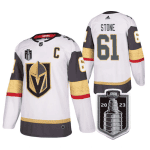 Vegas Golden Knights #61 Mark Stone White 2023 Stanley Cup Final Stitched Jersey