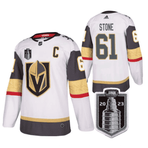 Vegas Golden Knights #61 Mark Stone White 2023 Stanley Cup Final Stitched Jersey