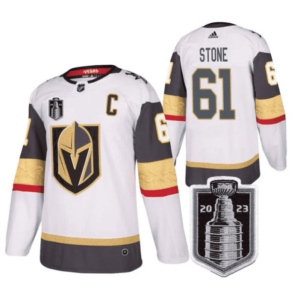 Vegas Golden Knights #61 Mark Stone White 2023 Stanley Cup Final Stitched Jersey