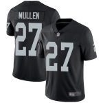Las Vegas Raiders #27 Trayvon Mullen Black Vapor Limited Stitched Jersey