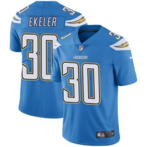 Los Angeles Chargers #30 Austin Ekeler Blue Vapor Untouchable Limited Stitched Jersey