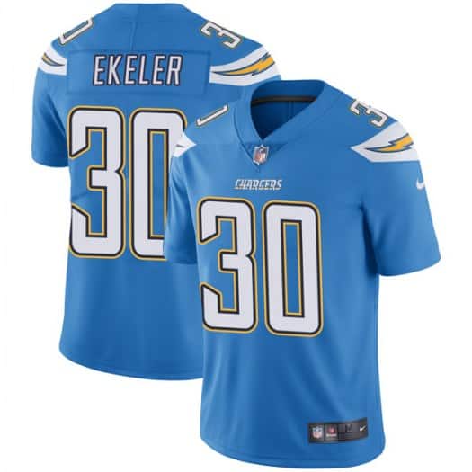 Los Angeles Chargers #30 Austin Ekeler Blue Vapor Untouchable Limited Stitched Jersey