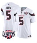 Houston Texans #5 Jalen Pitre White F.U.S.E. 2024 AFC South Division Champions Vapor Limited Stitched Jersey