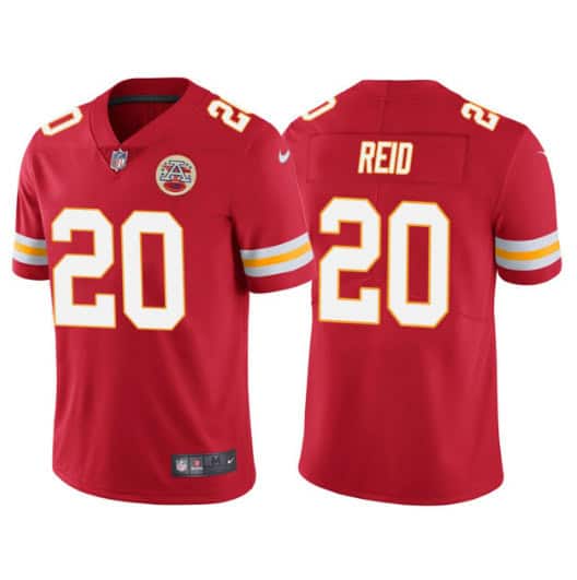 Kansas City Chiefs #20 Justin Reid Red Vapor Untouchable Limited Stitched Jersey
