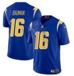Los Angeles Chargers #16 Casey Bauman Royal 2024 Vapor Limited Stitched Jersey