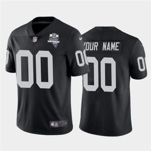 Las Vegas Raiders Black Customized Custom 2020 Inaugural Season Vapor Limited Stitched Jersey