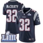 New England Patriots #32 Devin McCourty Navy Blue Super Bowl LIII Vapor Untouchable Limited Stitched Jersey