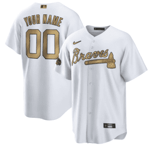 Atlanta Braves Active Player Custom 2022 All-Star Cool Base White Stitched Jersey