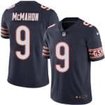 Bears #9 Jim McMahon Navy Blue Stitched Limited Rush Nike Jersey