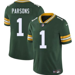 Green Bay Packers #1 Micah Parsons Green 2025 Vapor Untouchable Limited Football Stitched Jersey