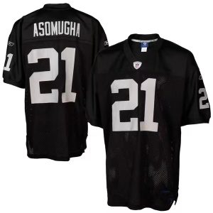 Las Vegas Raiders #21 Nnamdi Asomugha Black Stitched Jersey