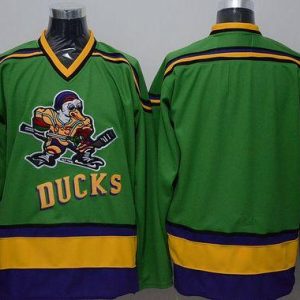 Ducks Blank Green CCM Throwback Stitched Jersey
