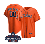 Houston Astros Active Player Custom Orange 2022 World Series Champions Cool Base Stitched Jersey