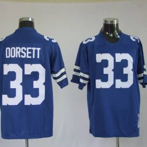 Mitchell Ness Cowboys #33 Tony Dorsett Blue Stitched Throwback Jersey