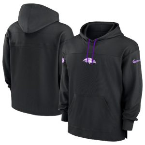 Baltimore Ravens Black Performance Pullover Hoodie