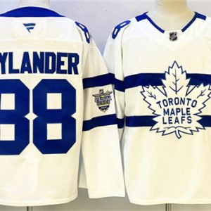 Toronto Maple Leafs #88 William Nylander White Stadium Series Stitched Jersey