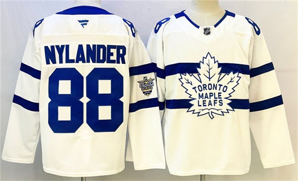 Toronto Maple Leafs #88 William Nylander White Stadium Series Stitched Jersey