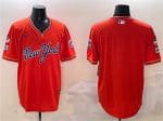 New York Mets Blank Orange 2025 Spring Training Stitched Jersey