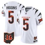 Cincinnati Bengals #5 Tee Higgins White F.U.S.E. Special Vapor Untouchable Limited Stitched Jersey