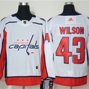 Washington Capitals #43 Tom Wilson White Stitched Jersey