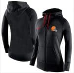 Nike Cleveland Browns Full-Zip Performance Hoodie Black