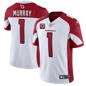 Arizona Cardinals #1 Kyler Murray White 3-Star C Patch Vapor Untouchable Limited Stitched Jersey