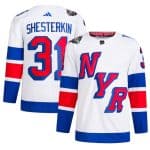New York Rangers #31 Igor Shesterkin White 2023-2024 Stadium Series Stitched Jersey