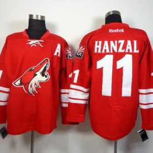 Coyotes #11 Martin Hanzal Red Home Stitched Jersey
