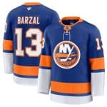 New York Islanders #13 Mathew Barzal Royal 2024-25 Home Stitched Jersey