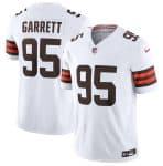 Cleveland Browns #95 Myles Garrett White 2023 F.U.S.E. Vapor Untouchable Limited Stitched Jersey