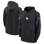 Jacksonville Jaguars Black Performance Pullover Hoodie