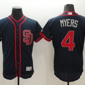 Padres #4 Wil Myers Navy Blue Fashion Stars Stripes Flexbase Authentic Stitched Jersey