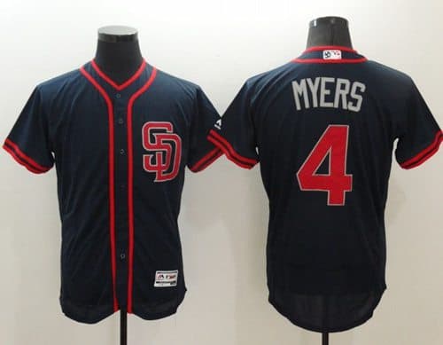 Padres #4 Wil Myers Navy Blue Fashion Stars Stripes Flexbase Authentic Stitched Jersey