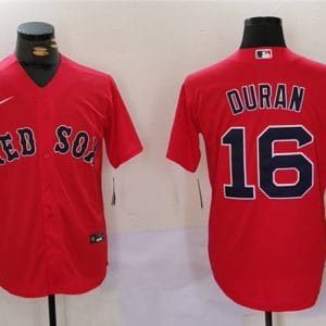 Boston Red Sox #16 Jarren Duran Red Stitched Jersey