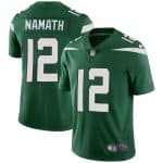 New York Jets #12 Joe Namath Green Vapor Untouchable Limited Stitched Jersey