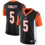 Cincinnati Bengals #5 Ryan Finley Black Vapor Untouchable Limited Stitched Jersey