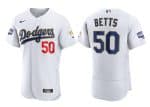 Los Angeles Dodgers New Customized White Flex Base Sttiched MLB Jersey