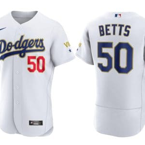 Los Angeles Dodgers New Customized White Flex Base Sttiched MLB Jersey