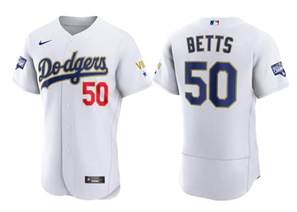 Los Angeles Dodgers New Customized White Flex Base Sttiched MLB Jersey
